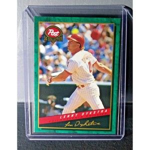 1994 Lenny Dykstra Post Collection #20 Baseball Card Philadelphia Phillies